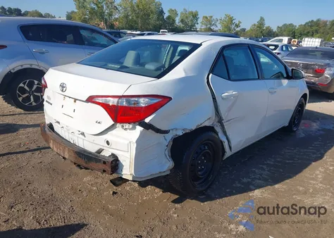 2014 Toyota Corolla Le from USA, damaged, VIN 5YFBURHE5EP163662